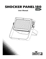 Preview for 1 page of Chauvet SHOKER PANEL 180 USB User Manual