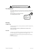 Preview for 8 page of Chauvet SkyScan 4000 User Manual