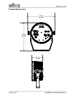 Предварительный просмотр 6 страницы Chauvet Slim PAR PRO Pix User Manual