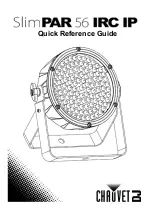 Chauvet SlimPAR 56 IRC IP Quick Reference Manual preview