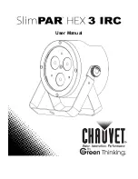 Chauvet SlimPAR HEX 3 IRC User Manual preview