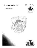 Preview for 1 page of Chauvet SlimPAR PRO VW User Manual