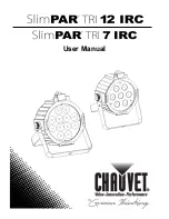 Предварительный просмотр 1 страницы Chauvet SlimPAR Tri IRC 12 IRC User Manual