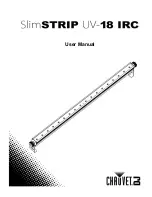 Chauvet SlimStrip UV-18 IRC User Manual preview