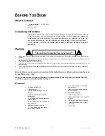 Preview for 3 page of Chauvet Stage Dimmer 12 User Manual