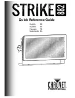 Chauvet Strike 882 Quick Reference Manual предпросмотр