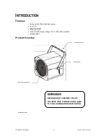 Предварительный просмотр 4 страницы Chauvet TFX-BL400 Black Shadow User Manual