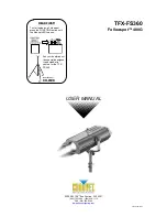 Chauvet TFX-FS360 User Manual предпросмотр