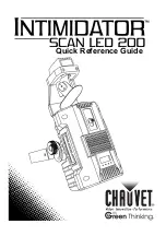 Chauvet The Intimidator Scan LED 200 Quick Reference Manual preview