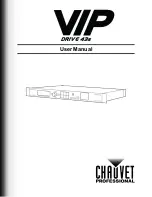 Предварительный просмотр 1 страницы Chauvet VIP Drive 43s User Manual