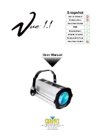 Предварительный просмотр 1 страницы Chauvet Vne 1.1 User Manual