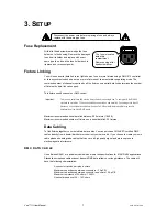 Preview for 7 page of Chauvet Vue III User Manual