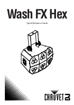 Preview for 1 page of Chauvet Wash FX Hex Quick Reference Manual