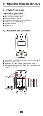 Предварительный просмотр 4 страницы Chauvin Arnoux C.A 1227 Quick Start Manual