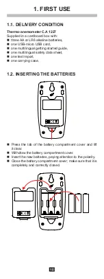 Предварительный просмотр 10 страницы Chauvin Arnoux C.A 1227 Quick Start Manual