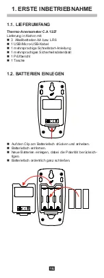 Предварительный просмотр 16 страницы Chauvin Arnoux C.A 1227 Quick Start Manual