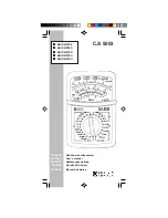 Chauvin Arnoux C.A 5001 User Manual preview