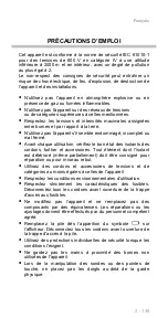 Preview for 2 page of Chauvin Arnoux C.A 5233 User Manual