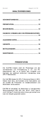 Preview for 13 page of Chauvin Arnoux C.A 753 User Manual