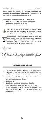 Preview for 22 page of Chauvin Arnoux C.A 753 User Manual