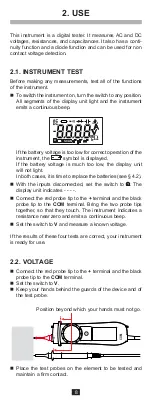 Предварительный просмотр 8 страницы Chauvin Arnoux C.A 755 User Manual