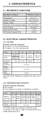 Предварительный просмотр 12 страницы Chauvin Arnoux C.A 755 User Manual