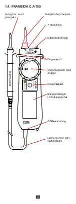 Предварительный просмотр 20 страницы Chauvin Arnoux C.A 755 User Manual