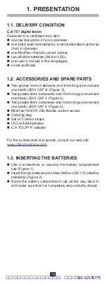 Предварительный просмотр 7 страницы Chauvin Arnoux C.A 757 User Manual