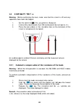 Preview for 22 page of Chauvin Arnoux F401 User Manual