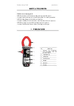 Preview for 46 page of Chauvin Arnoux F403 Start Manual