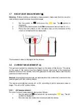 Preview for 26 page of Chauvin Arnoux F407 User Manual