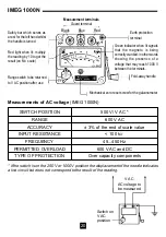 Предварительный просмотр 20 страницы Chauvin Arnoux IMEG 1000N User Manual