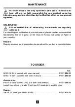 Предварительный просмотр 22 страницы Chauvin Arnoux IMEG 1000N User Manual