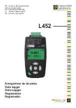 Preview for 1 page of Chauvin Arnoux L452 Quick Start Manual