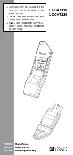 Chauvin Arnoux LOCAT 110 User Manual preview