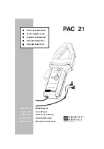 Chauvin Arnoux PAC 21 User Manual предпросмотр