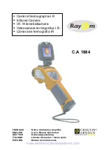 Предварительный просмотр 1 страницы Chauvin Arnoux Raycam C.A 1884 User Manual