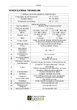 Preview for 8 page of Chauvin Arnoux RayCAm C.A 1886 User Manual & Quick Start
