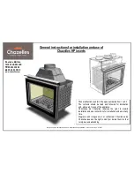 chazelles HP530 Instructions For Installation And Use Manual preview