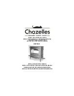 Preview for 1 page of chazelles RUSTIQUE Installation Instructions And Operating Manual