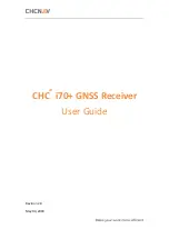 Preview for 1 page of CHCNAV i70+ User Manual