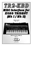 CHD TR2-KBD User & Installation Manual предпросмотр