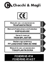 Preview for 1 page of Checchi & Magli FOXDRIVE-R14 DT Owner'S Manual