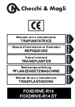 Preview for 2 page of Checchi & Magli FOXDRIVE-R14 DT Owner'S Manual