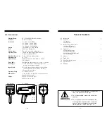 Check-line DT-725 Operating Instructions Manual preview