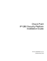 Check Point IP1280 Installation Manual предпросмотр