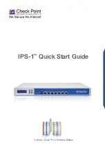 Check Point IPS-1 Quick Start Manual preview