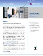 Check Point Power Sensor 2000 Datasheet preview