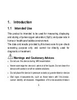 Preview for 3 page of Checkme O2 Oxiband User Manual