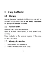 Preview for 8 page of Checkme O2 Oxiband User Manual